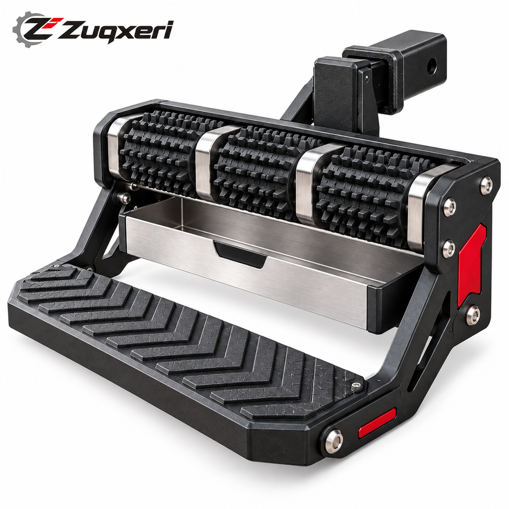 Zuqxeri™ CleanStep Roll-Clean Hitch Platform