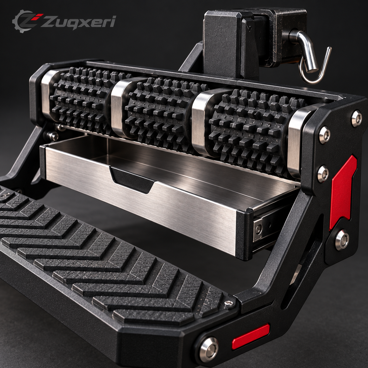 Zuqxeri™ CleanStep Roll-Clean Hitch Platform